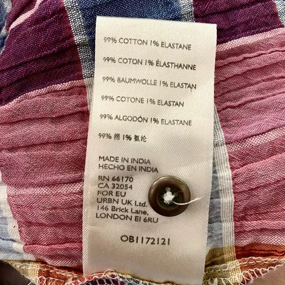 💥BOGO💥 Anthropologie Pilcro Sleeveless Plaid Top - Picture 6 of 6